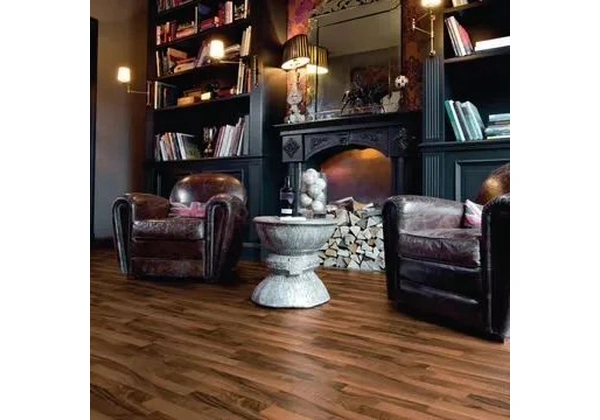 Piso laminado HOLZTEK Origem alemã - Ticino Walnut