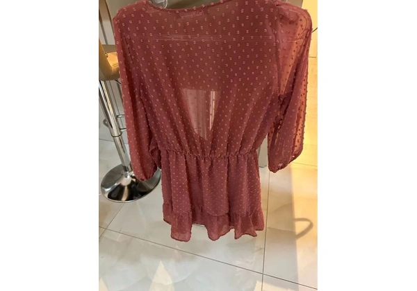 Vestido nude rosa Zara