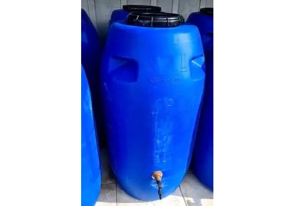JR Tambores - Tambor 250 Litros C/ Torneira Plastico - Continha Alimentos