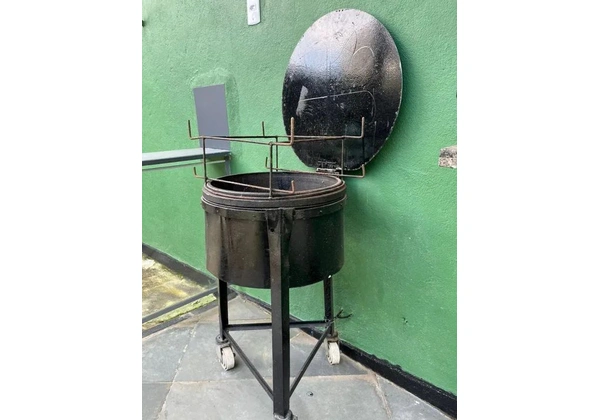 Churrasqueira de tambor de caminhão