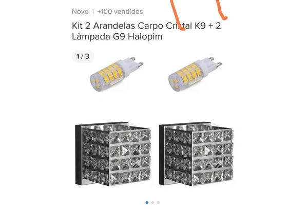 Kit 2 arandela