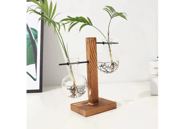 Suporte de Vaso de Vidro - Decoração para Casa