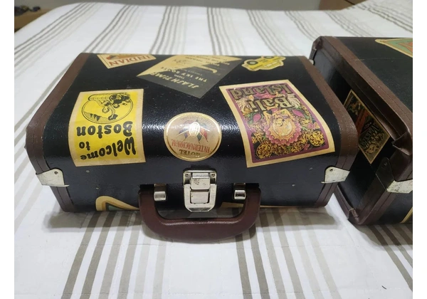 OFERTA - Conjunto de 2 maletas decorativas