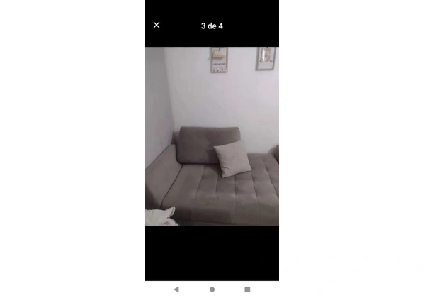Sofá com divã 4 lugares