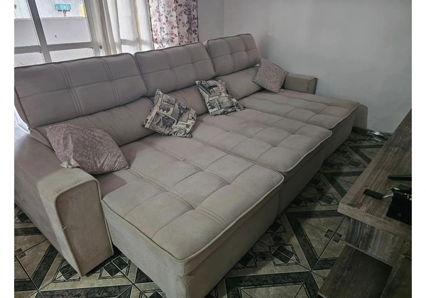 Sofá gigante e superconfortavel