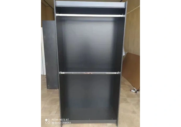 CABIDEIRO DUPLO MDF PRETO