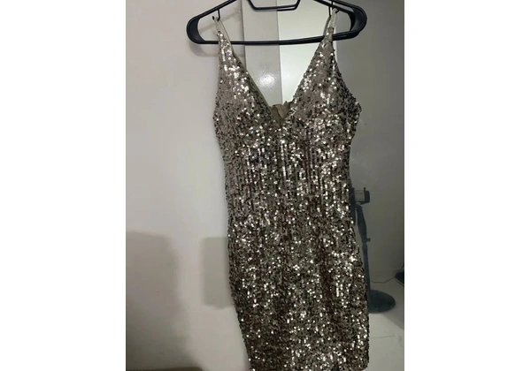 Vestido em paetê