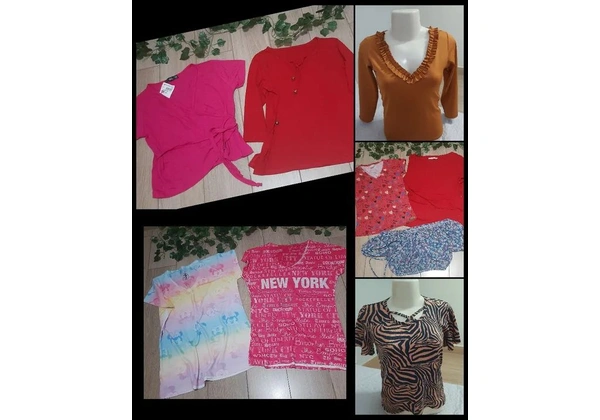 Lote de roupas femininas p bazar_ler anúncio