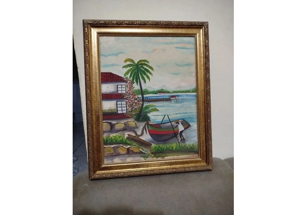 Quadro decorativo pintado a mão (Entrego)