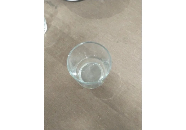 Conjunto de 4 Copos em Vidro Transparente 10 cm x 7 cm x 7 cm