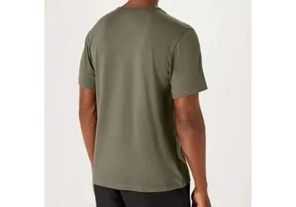 Camiseta Básica Masculina Manga Curta Slim - Verde Tamanho P