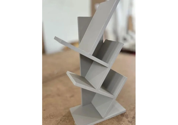 Estante de livros de mesa moderna em forma de árvore