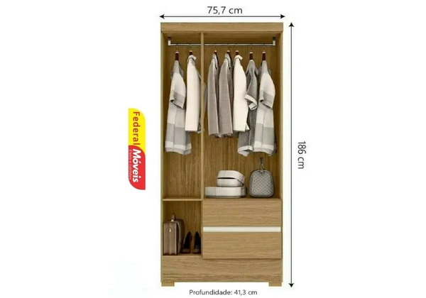 Guarda Roupa com 3 Portas Novo Fazemos Entrega