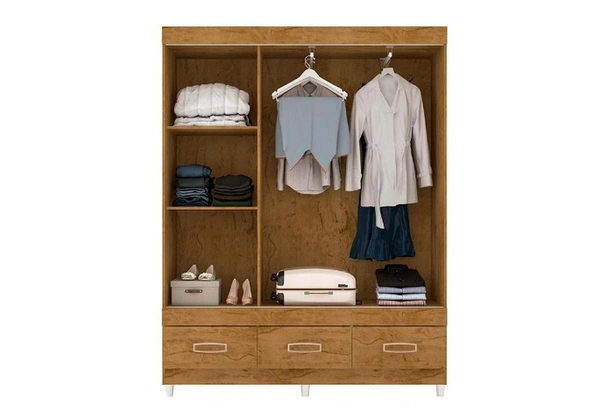 Guarda-Roupa 22103 10 portas e 3 gavetas