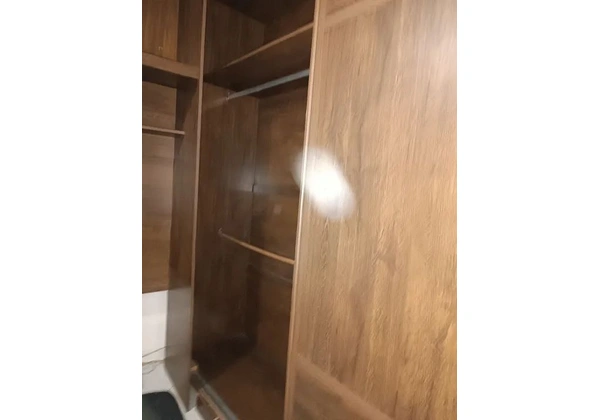 Guarda Roupa Casal Conjugado com Cabeceira e Ponte Modulada Firenze Móveis Europa