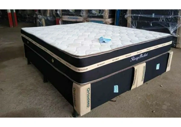 Cama box Queen colchão e base