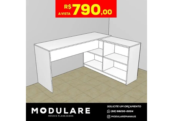 Mesa de Estudos em L