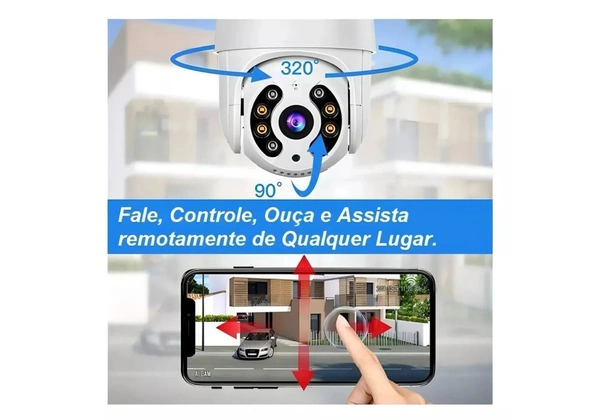 Kit 2 Câmera de Segurança IP66 à Prova d'Água - Resistente à Chuva