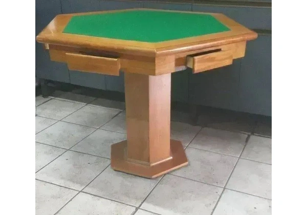 Mesa Jogos Sextavada Seminova 10% Desc. À Vista!