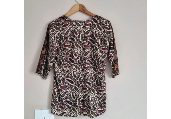 túnica de seda estilo indiano / hippie