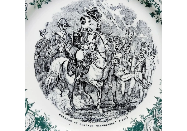 Pratos Vintage Coleção Sarregvemine' Francês Napoleão-3 Pças