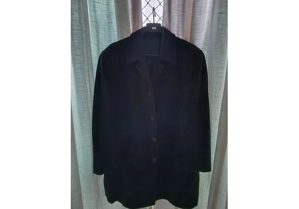 Sobretudo Médio Masculino Preto
