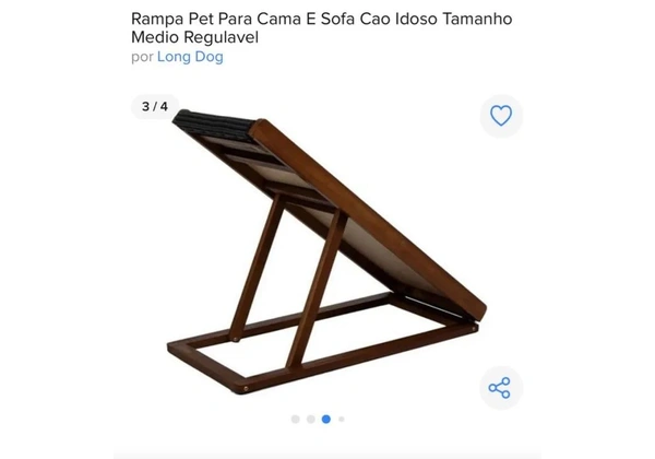 Vendo escada regulável para pet