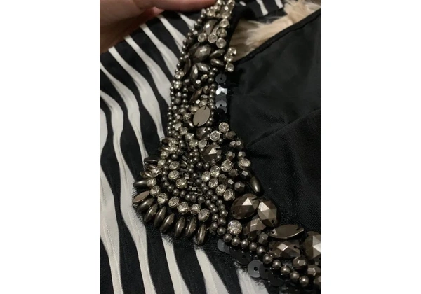 Vestido zebra 36