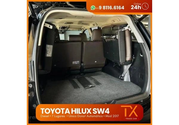 Hilux 2017 2.8 Sw4 Aut 4x4 Diesel 7 Lug IPVA 2025 GRÁTIS