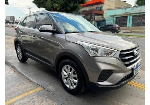 hyundai creta action 1.6 flex automática 2021/2022 completa pneus novos ipva pago file