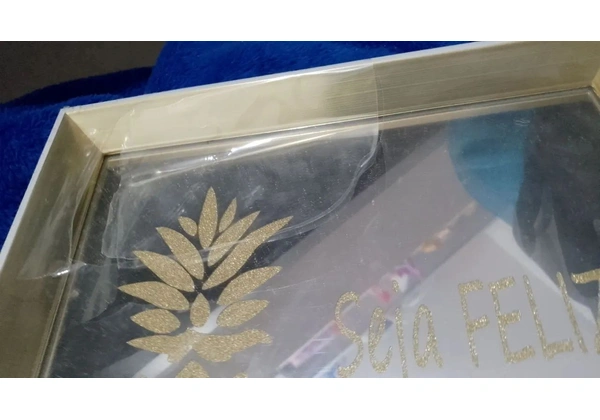 Quadro com espelho enfeite para casa