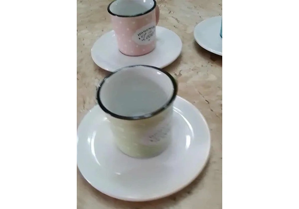 Xícaras de café de cerâmica