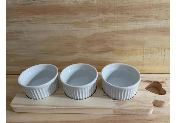 Petisqueira Tábua + 3 peças