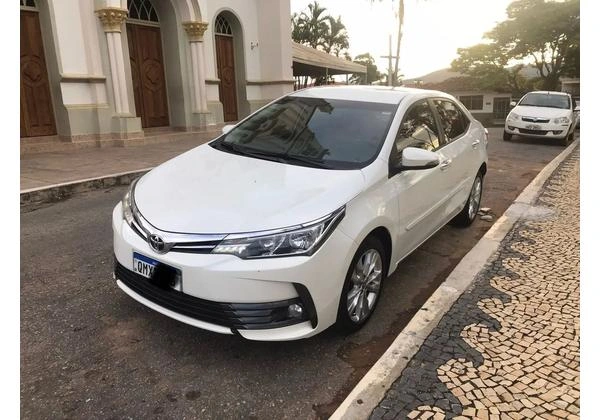 Corolla xei 2.0 branco perolizado 2018 top de linha