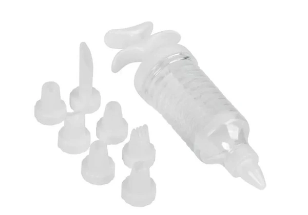 Kit Confeiteiro Bisnaga Decorador De Bolos Doces 7 Bicos