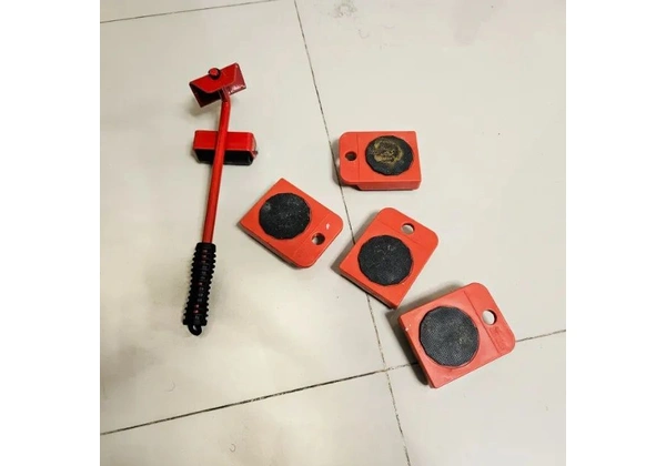 Aparelho Movedor Móveis Fácil Levantador Materiais Pesados Kit 5 Peças Sliders (SEMI NOVO)