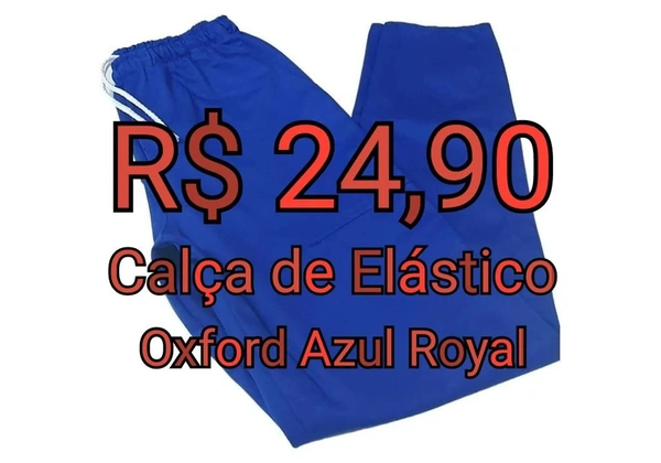 Calça Operacional de Oxford Cinza para Trabalho