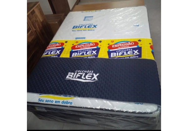 Cama Box pronta entrega base + colchão