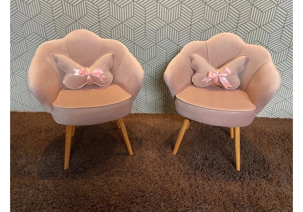 Poltronas de luxo em madeira angelin