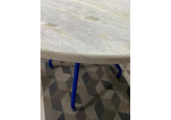 Mesa de mármore redonda para cozinha