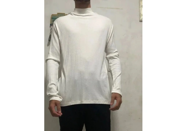CAMISA DE MANGA LONGA BRANCA ÓTIMO TECIDO