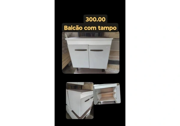 Balcão com tampo