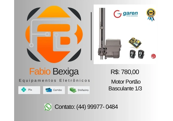 Portões Basculante e Deslizante a pronta entrega