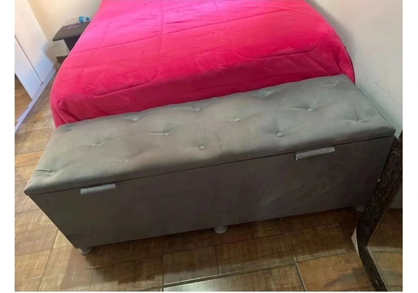 VENDO: Baus de tecidos Suede e Courino