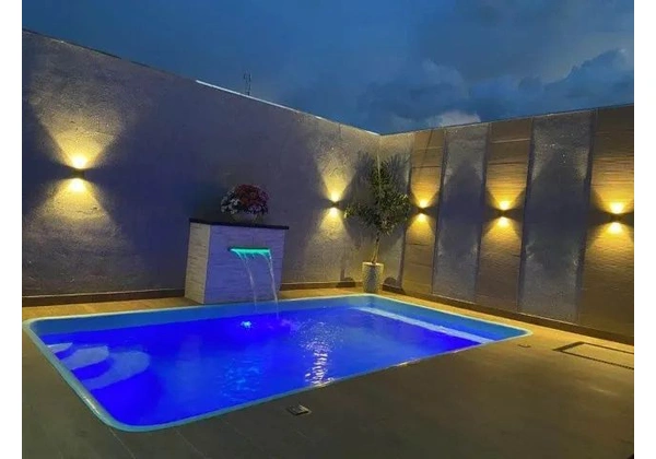 PISCINAS DE FIBRA 5, 00 X 3, 00 COM HIDRAULICA E INSTALAÇÃO