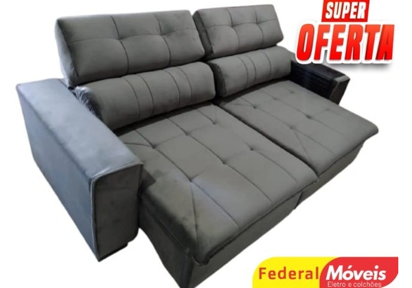 Sofá Retrátil e Reclinável + molas ensacadas CCN 2, 30m mega oferta