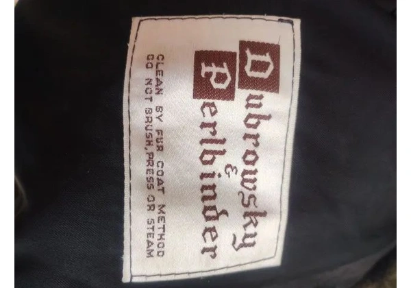 casaco de pele com couro - 42