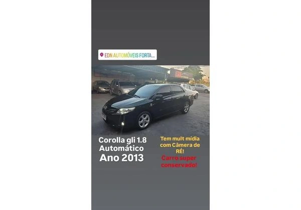 Toyota/Corolla gli 1.8/2013 Automático!!