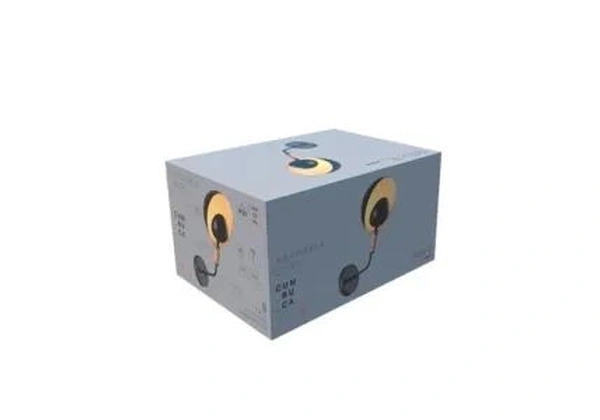 Arandela de Parede Cumbuca 38xØ18cm Aço Preto Fosco