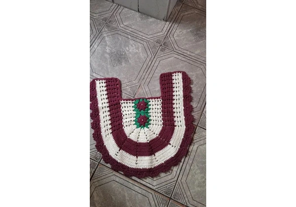 Jogos de banheiro de crochê